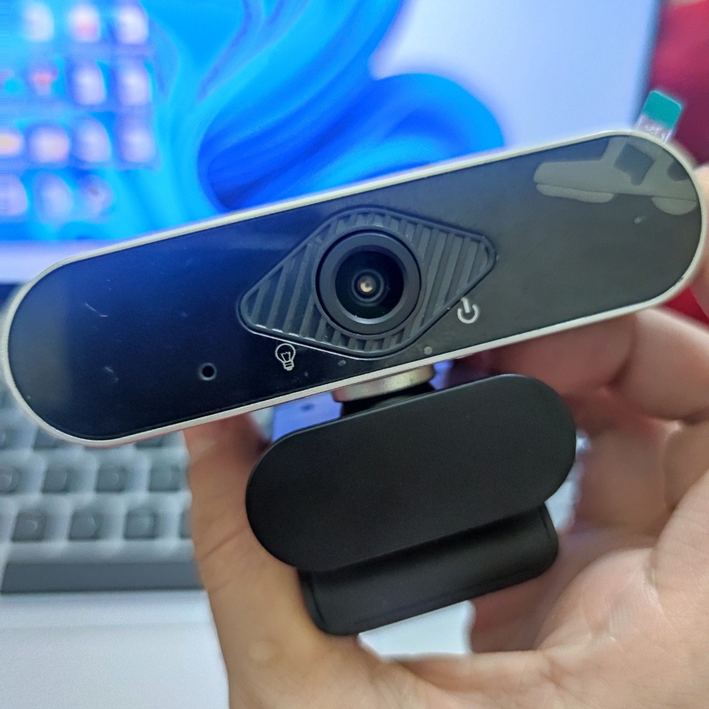 Webcam Full HD 1080P Có Mic dạy và học Online - kèm chân đế - cắm usb dùng ngay tiện lợi cho cả laptop và PC