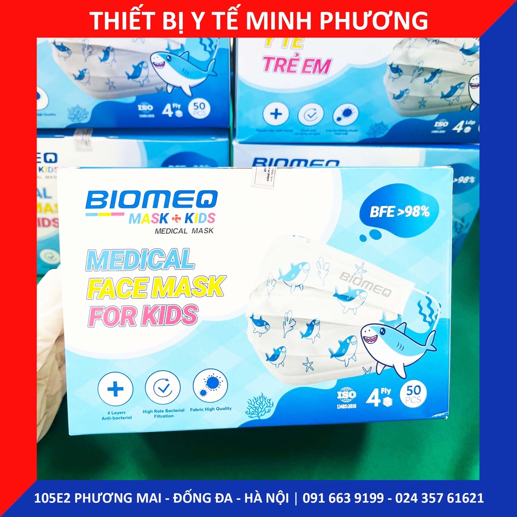 Khẩu trang y tế trẻ em ngộ nghĩnh BIOMEQ