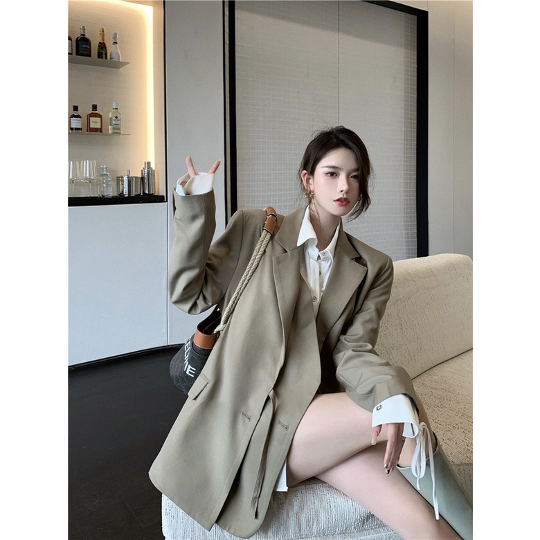 [𝐅𝐑𝐄𝐄𝐒𝐇𝐈𝐏] Áo khoác blazer nữ hàng Quảng Châu cao cấp đầu xu hướng thu đông phong cách Hàn Quốc ngọt ngào sang trọng | BigBuy360 - bigbuy360.vn