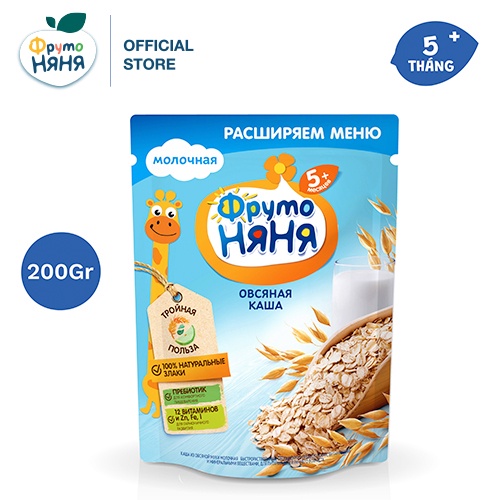 Bột yến mạch Fruto Nyanya 200g