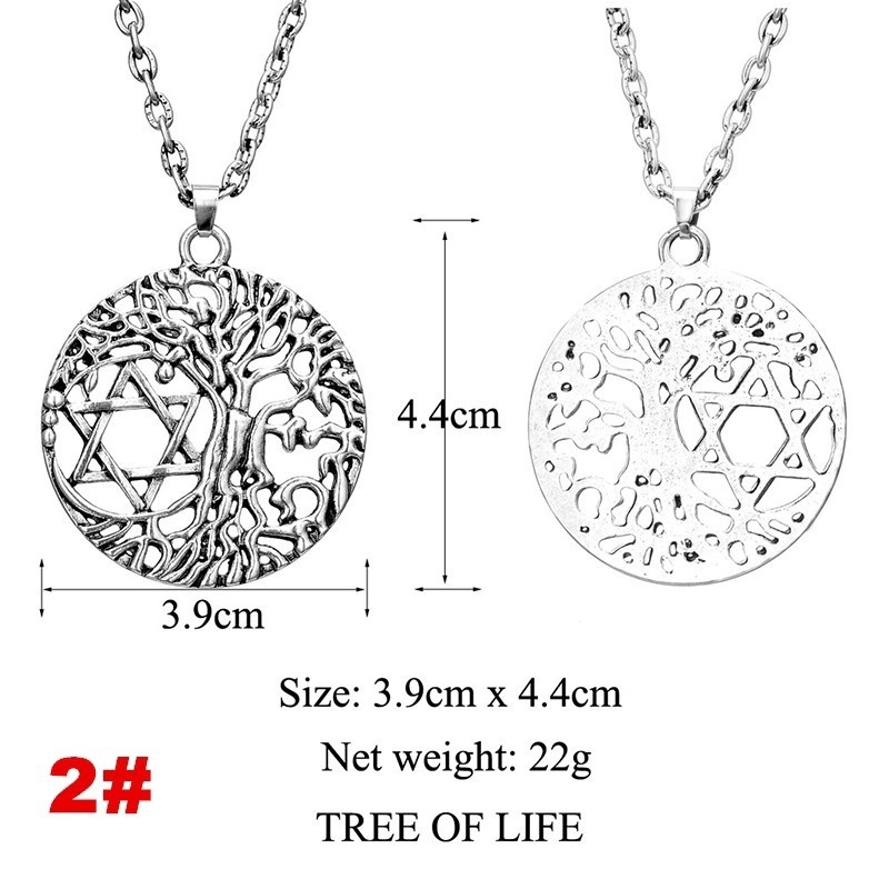 Mặt dây chuyền đá 7 Chakra cân bằng năng lượng