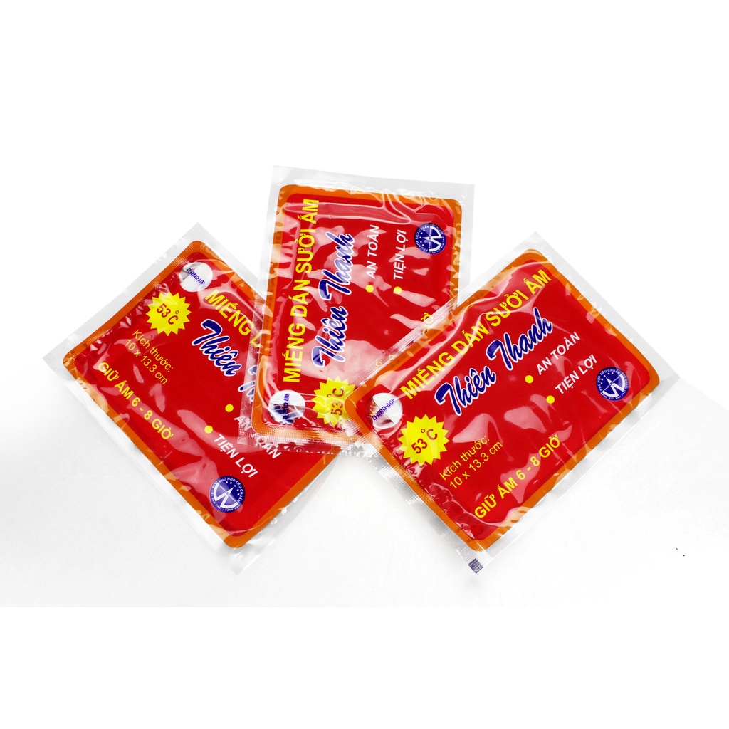 MIẾNG DÁN ẤM THIÊN THANH - SƯỞI ẤM TỪ 12 - 16 GIỜ - CHÍNH HÃNG - AN TOÀN
