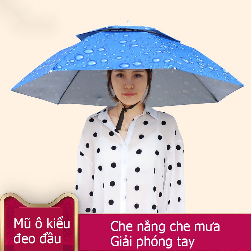 Mũ kiêm ô che nắng ngoài trời