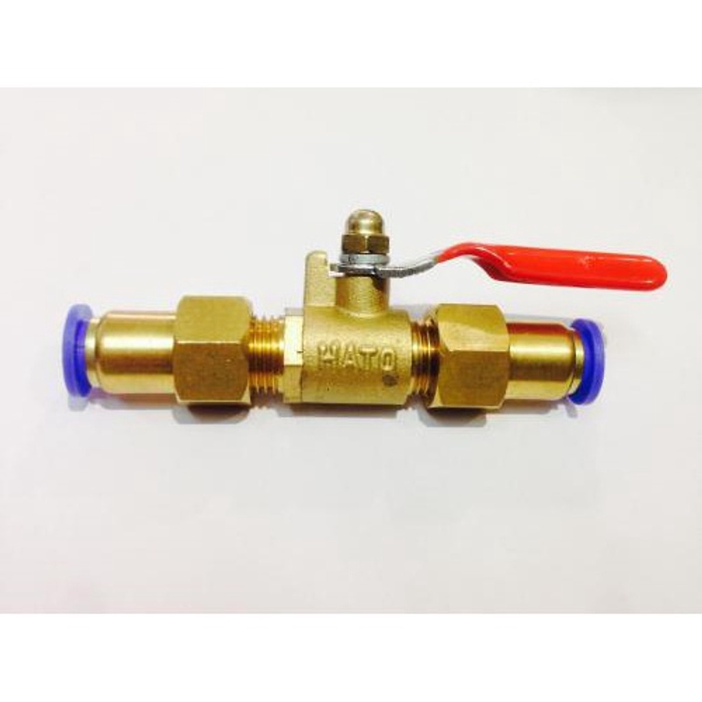 Van khóa đồng ống 8 ly. Dùng khóa nước cho máy phun sương Thiết bị phun sương Milotech