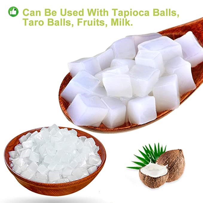 Thạch dừa thô ép khô 15ly túi 500gr