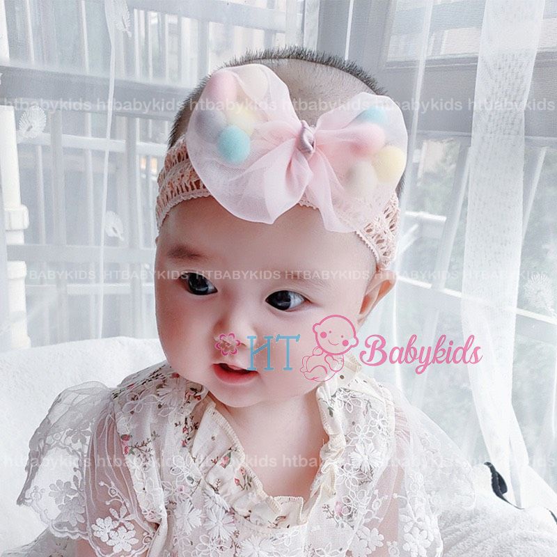 Băng Đô Cho Bé - Turban Xinh Các Loại Dành Cho Bé Gái Sơ Sinh Đầy Tháng Thôi Nôi