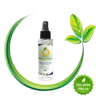 Nước rửa tay khô Hữu Cơ Peace Mass 100ml