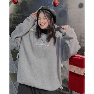 Áo nỉ bông sweater Fiin Over Flower - Made by Fiin