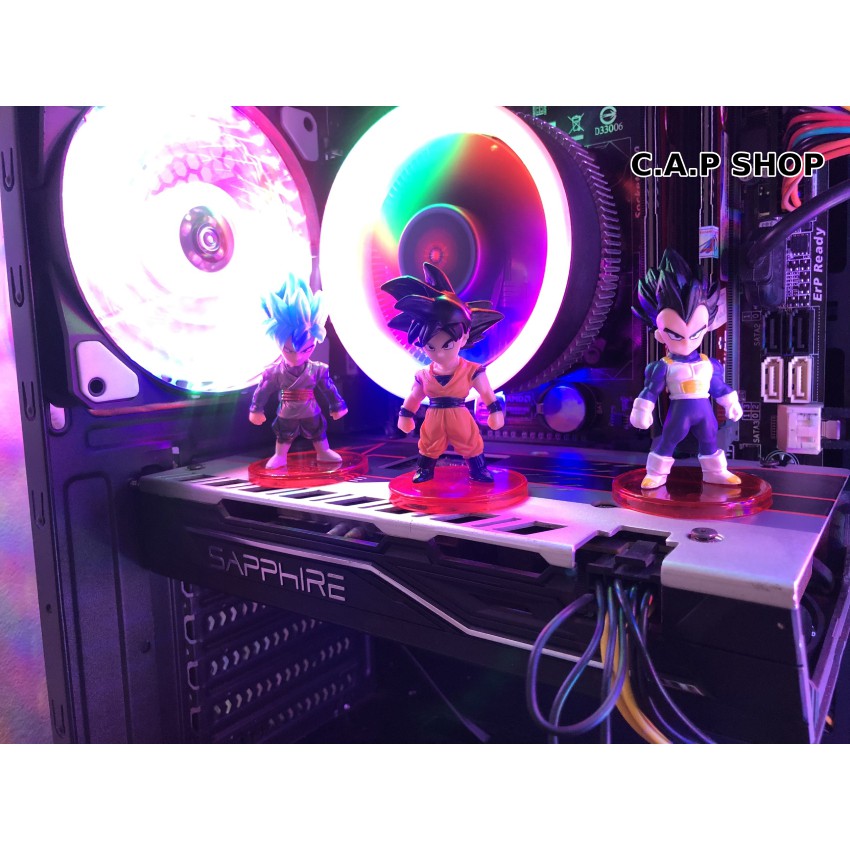 Bộ Mô Hình 7 Viên Ngọc Rồng Dragon Ball - Có Giá Đỡ  (Gồm 21 Nhân Vật) 5-8Cm