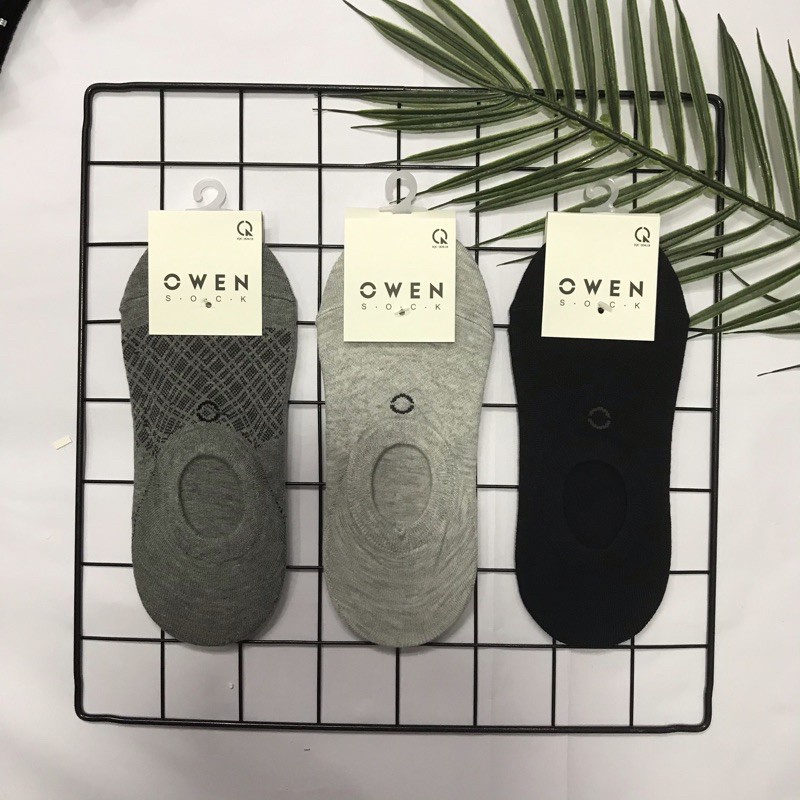 Owen Tất nam vớ nam không hôi không xù không bai thoáng khí cổ trung cổ ngắn Arislaro