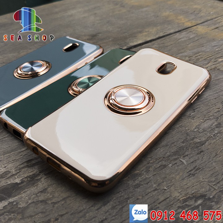 Ốp lưng Samsung J7 Pro - SM-J730 Nhựa dẻo - VIỀN BỐNG - kèm iRing chống điện thoại | BigBuy360 - bigbuy360.vn