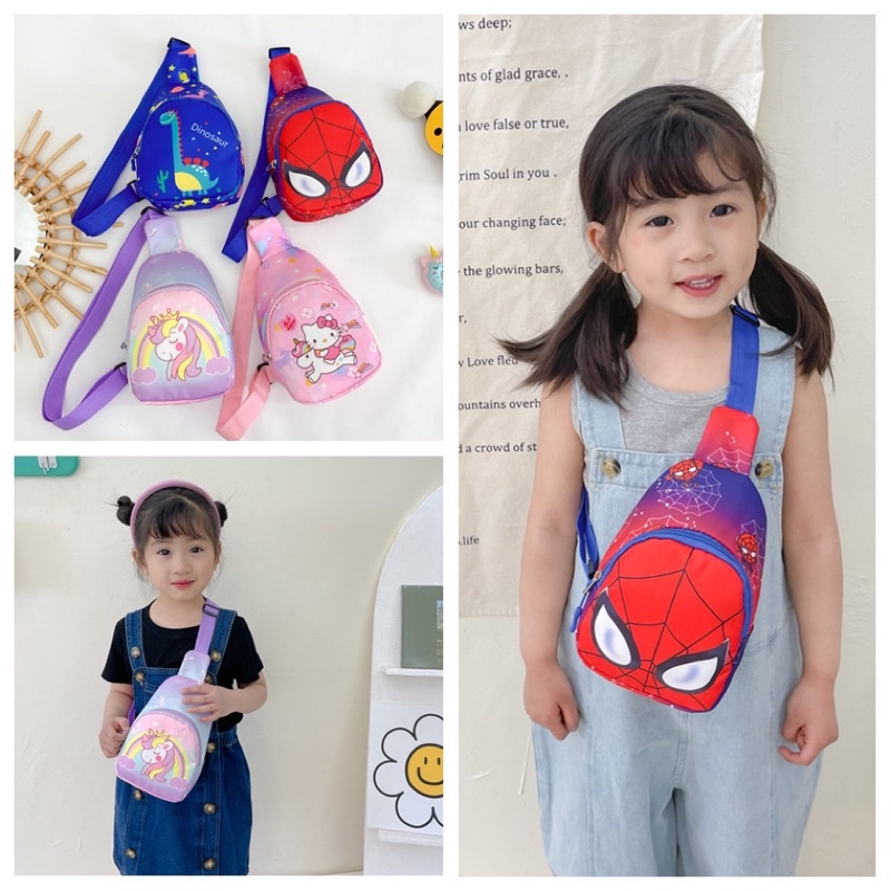 Túi bao tử cho bé trai bé gái từ 1 đến 8 tuổi hoạ tiết hoạt hình siêu dễ thương