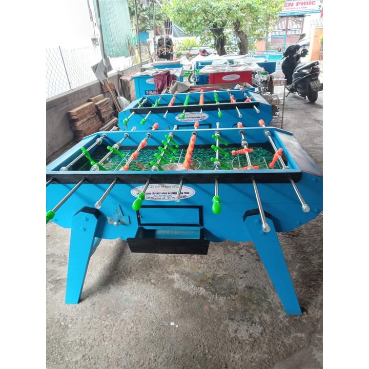 Bàn Bi Lắc Bóng Đá Cỡ Lớn 1,4m X-Red Y-Red Y-Blue Chuẩn Thi Đấu, Banh Bàn Foosball 1m4 Gia Đình Văn Phòng Hanana