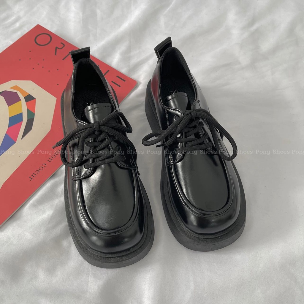 Giày Oxford PongShoes phong cách Ulzzangs FULL HỘP-Mã 1386