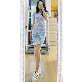 Váy/đầm mặc nhà dáng suông thun cotton co giãn mùa hè rộng rãi thoáng mát 👗 vải loang