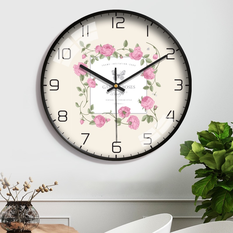 Đồng Hồ Treo Tường Bắc Âu, Đồng Hồ Treo Tường Kim Trôi, Không Phát Ra Tiếng Ồn, Nhiều Mẫu Để Lựa Chọn.