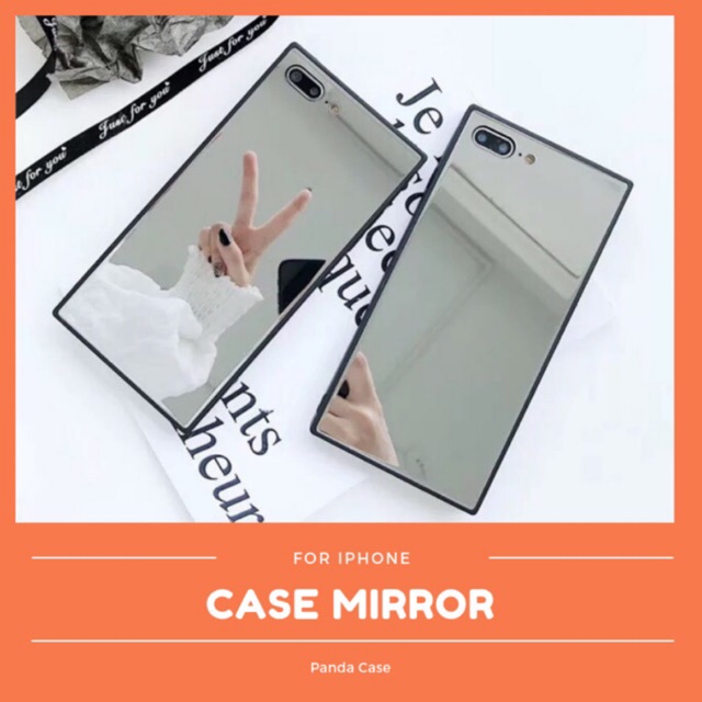 Ốp Gương Vuông Cho Iphone