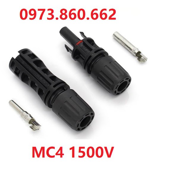 Giắc nối MC4 1500V loại tốt - Giắc nối dùng cho PIN năng lượng mặt trời