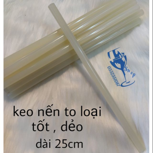 Thanh keo nến to loại tốt, dẻo , dính chắc dài 25cm