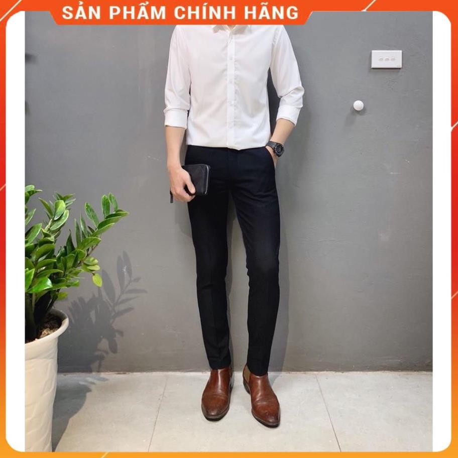 [HÀNG CAO CẤP] Quần âu nam - Quần tây nam đen, chất vải  xịn, đường may chuẩn, kiểu dáng body Hàn Quốc