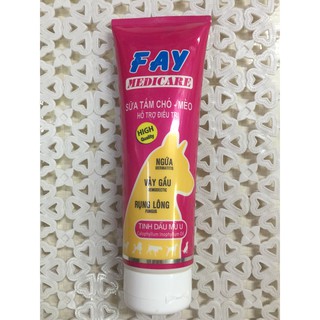 Sữa tắm chó - mèo FAY Medicare điều trị ngứa,vảy gầu, rụng lông