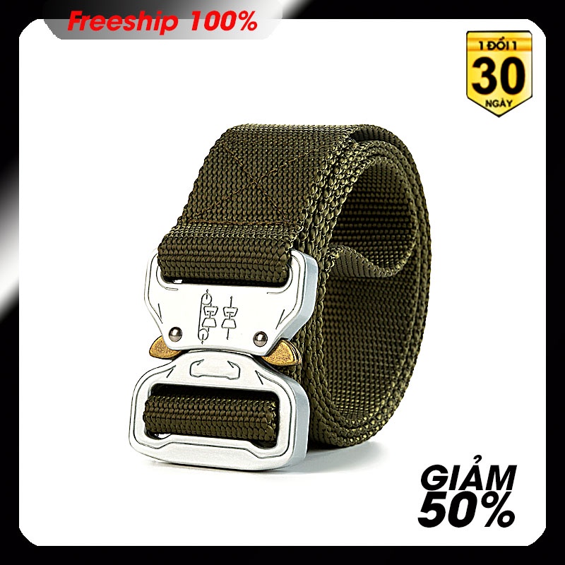 Thắt lưng nam - dây vải dù - đầu khóa kim loại - mẫu TLN07 phong cách trẻ trung - hiện đại bền rẻ đẹp.