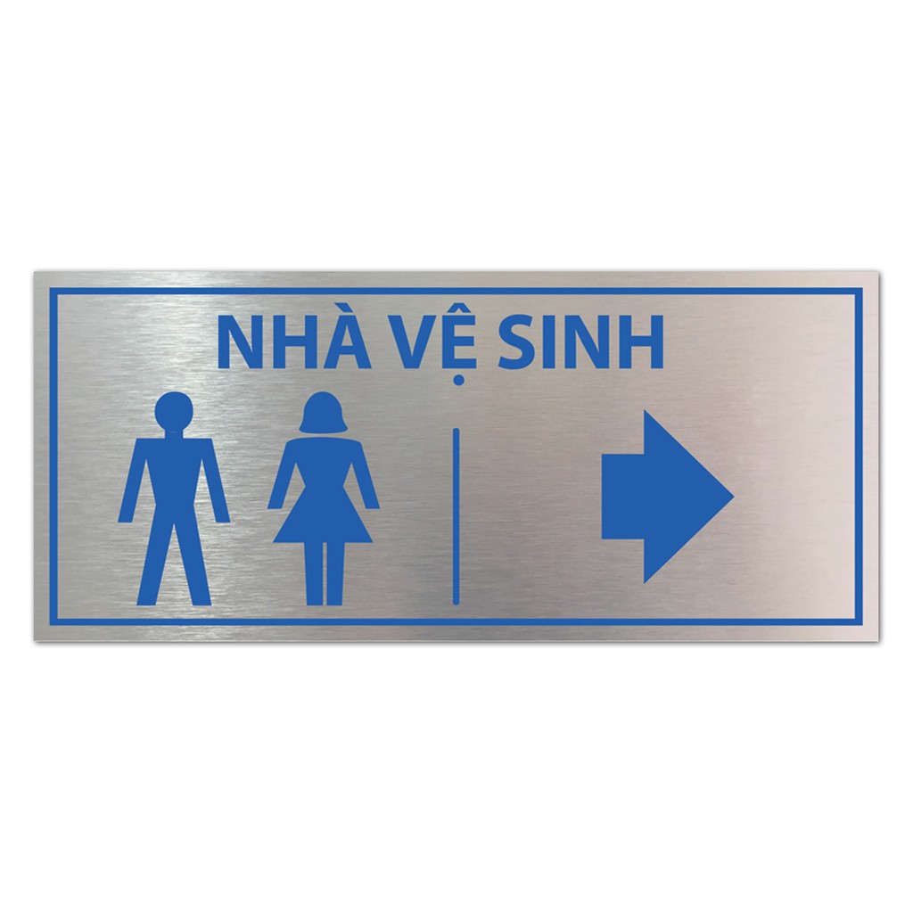 Bảng toilet, bảng chỉ dẫn nhà vệ sinh, chỉ dẫn WC cao cấp giá tốt