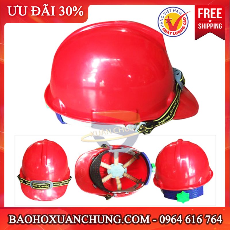 Mũ bảo hộ lao động núm vặn, Mũ kỹ sư công trình không lót xốp