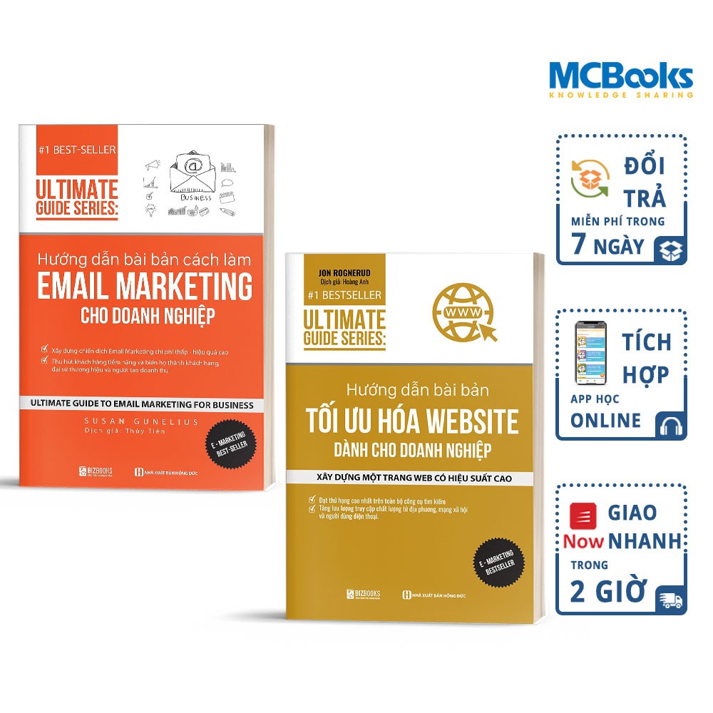 Sách - Combo Ultimate Guide Series - Hướng Dẫn Bài Bản Kỹ Năng Marketing Cho Doanh Nghiệp