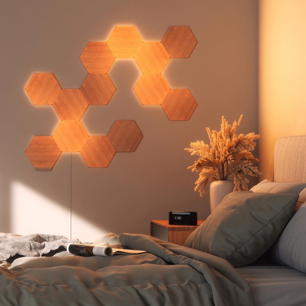 Đèn LED RGB lắp ghép thông minh Nanoleaf Elements 3 ô đèn (Bộ mở rộng)