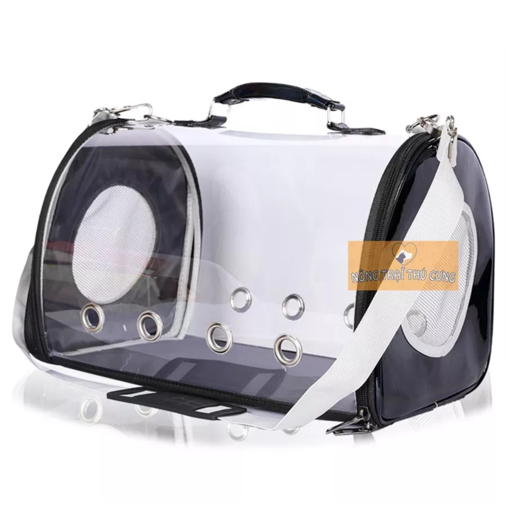 Túi Vận Chuyển Chó Mèo Trong Suốt  - Loại Cao Cấp, Cứng Đẹp - GIAO MÀU NGẪU NHIÊN