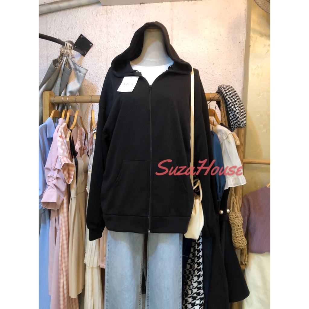 (Video+Ảnh Thật) Áo Khoác Nỉ Khóa Zip Oversize- Hoodie dáng thụng form rộng dài tay, kiểu dáng basic, thiết kế trẻ trung | BigBuy360 - bigbuy360.vn