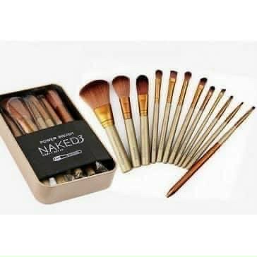 Bộ Cọ Trang Điểm Cá Nhân 12 Chi Tiết ( Hộp Thiếc)