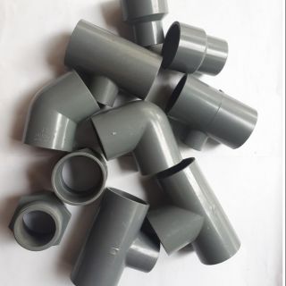 Cút chếch tê măng sông côn  PVC 42