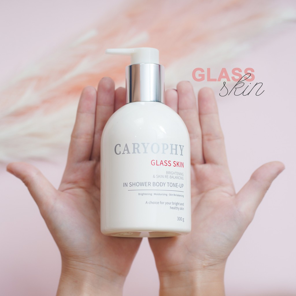 Kem Dưỡng Trắng Da Body Caryophy Glass Skin 3 In 1 300g