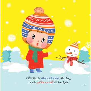 Sách Cùng con tự lập – Phòng tránh siêu vi