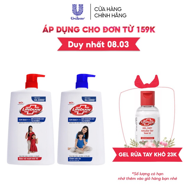 Sữa Tắm Lifebuoy Chai 1,1Kg