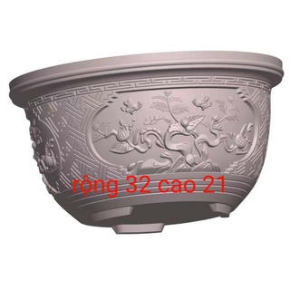 khuôn đúc chậu tròn 32