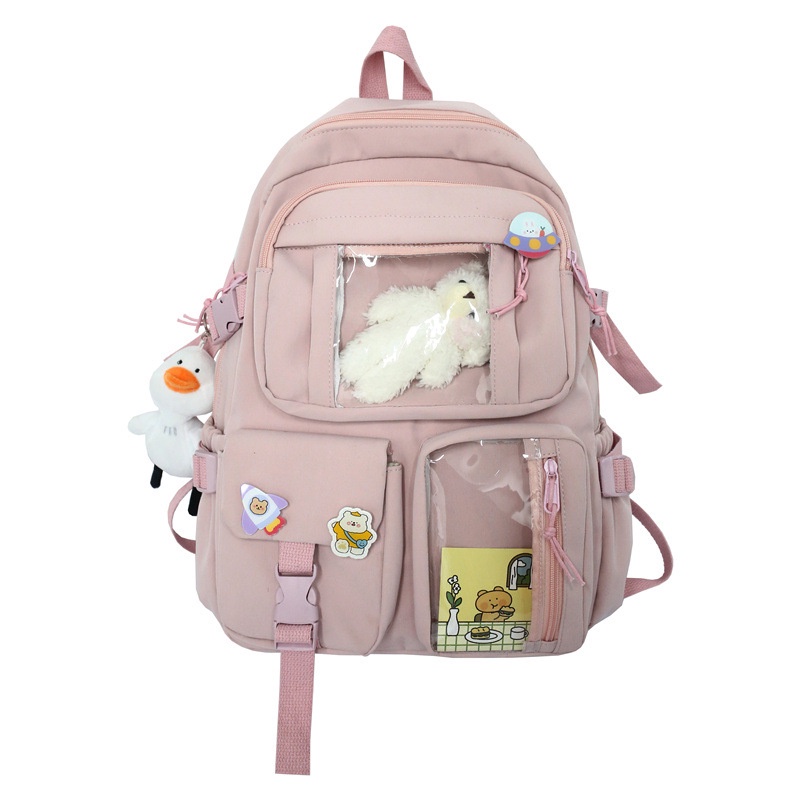Balo nữ thời trang, Balo đi học du lịch đẹp ulzzang cao cấp unisex đựng vừa laptop hàn quốc MSP101 - Hàng nhập khẩu