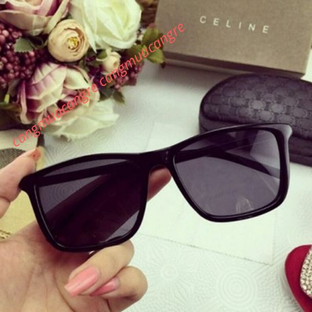 🔴ĐANG SALE - MẮT KÍNH TAY ĐEN GỌNG MẢNH THỜI TRANG.