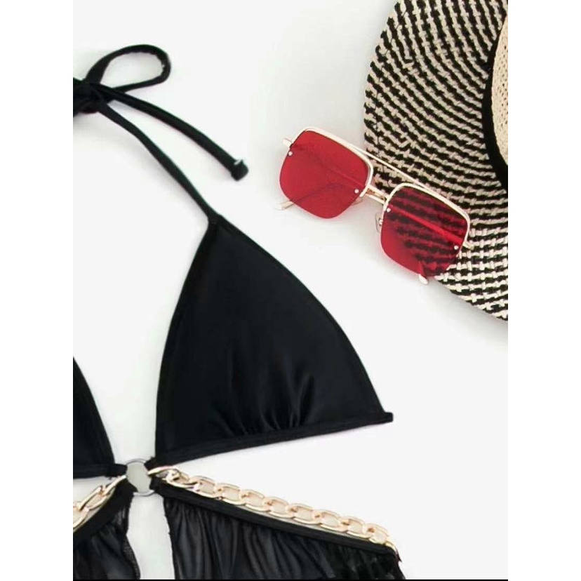 Bikini tam giác kèm khăn choàng kín đáo | WebRaoVat - webraovat.net.vn