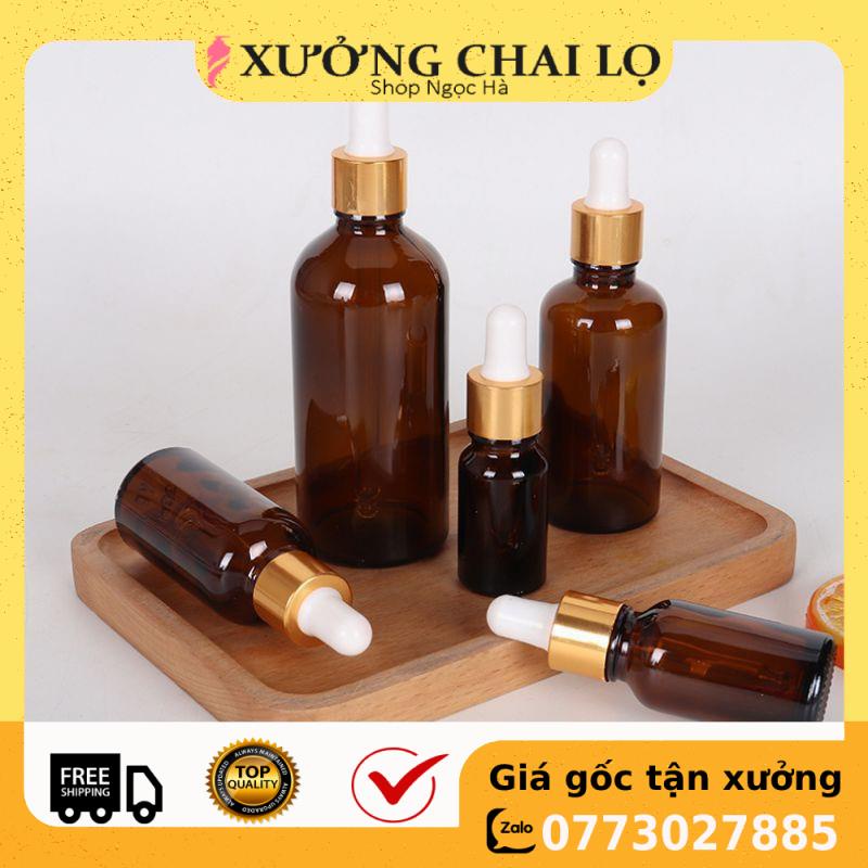 Lọ Chiết Serum ❤ GIÁ RẺ NHẤT ❤ [15ml,20ml,30ml,50ml,100ml] Lọ đựng tinh dầu bóp giọt chiết mỹ phẩm , phụ kiện du lịch