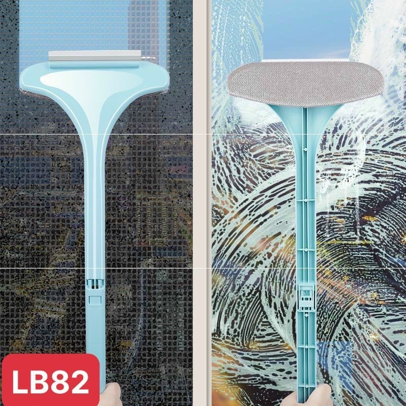 Cây Lau Kính 2 Mặt Chổi Lau Đa Năng Tiện Lợi Có Tay Cầm