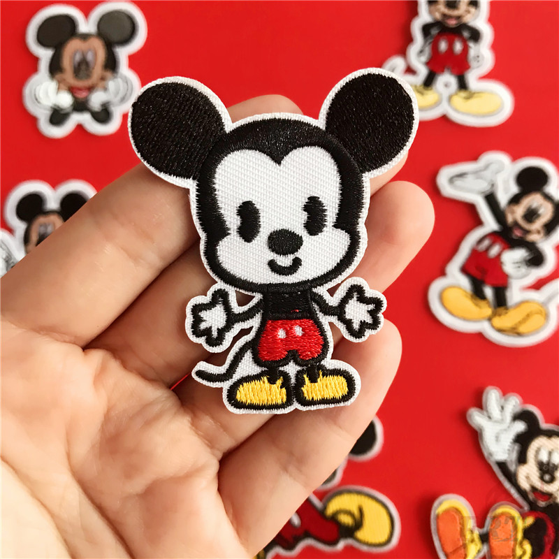Miếng Vá Ủi Quần Áo Hoạ Tiết Chuột Mickey Đáng Yêu
