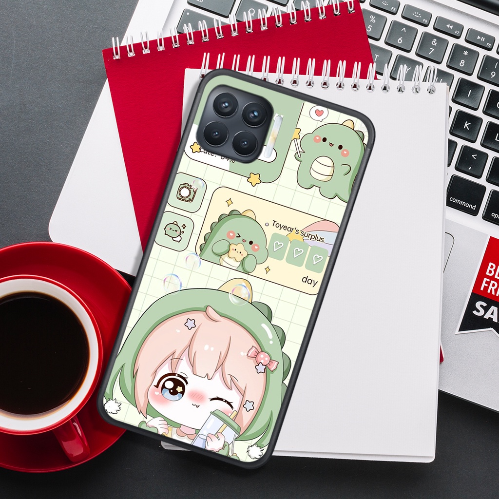 [HOT]ỐP OPPO A73 - A93  , IN HÌNH KHỦNG LONG CHIBI SIÊU DỄ THƯƠNG.