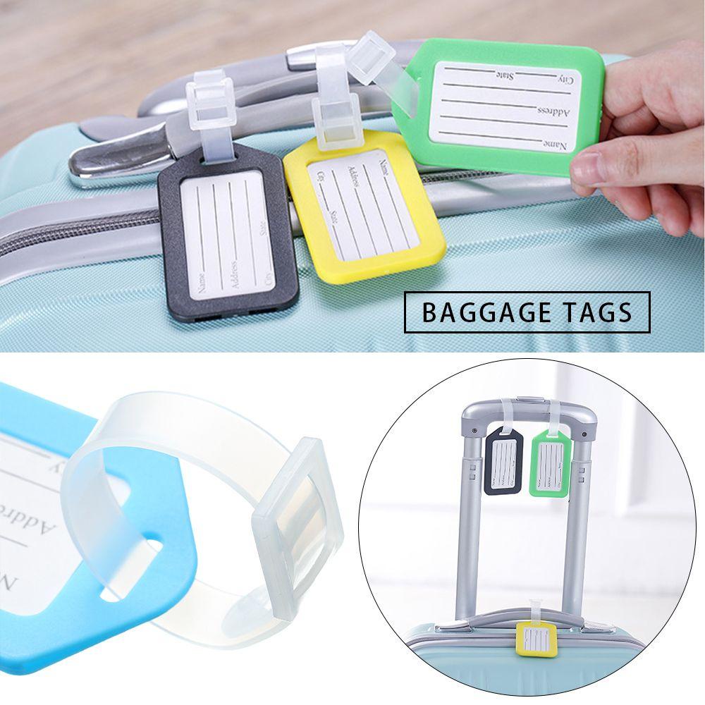 NEXTVN Set 5 Thẻ Tên Gắn Hành Lý Nhiều Màu Sắc Xinh Xắn