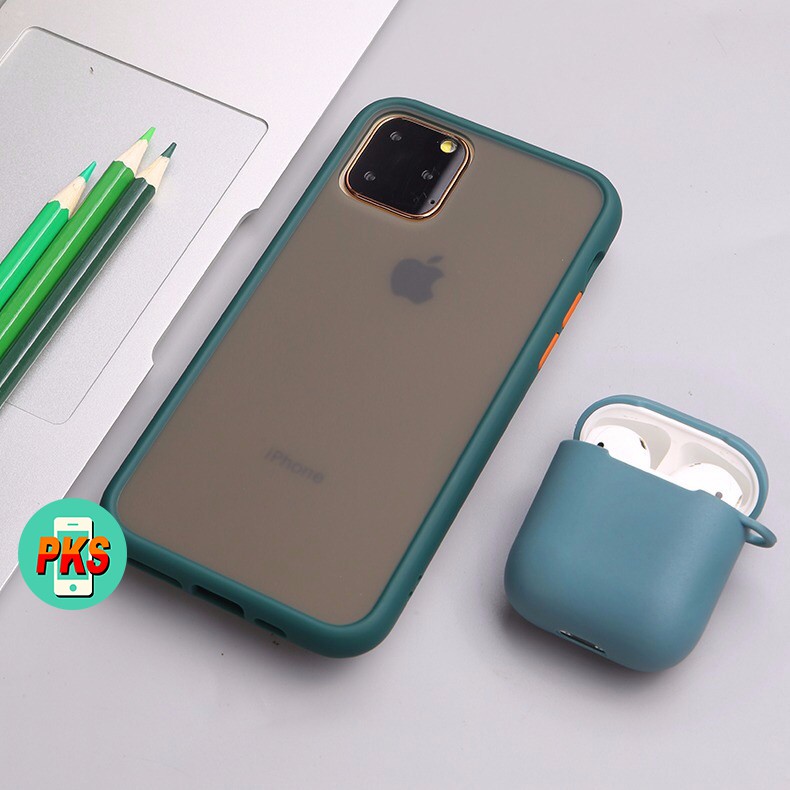 Ốp Nhám Chống Sốc Chống Bám Vân Tay  5 Màu Thời Trang Iphone 6/ 6s/ 7/ 8/ 7plus / 8p/ X / XS Max / 11 / 11pro / 11promax