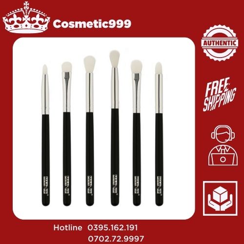 Set cọ trang điểm mắt chuyên nghiệp 6 cây-cosmetic999