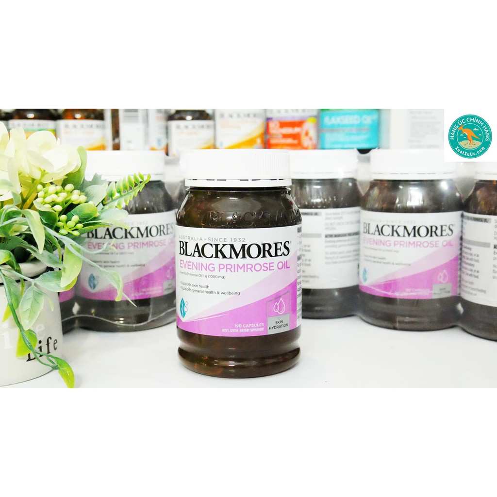 Tinh dầu hoa anh thảo Blackmores Evening Primrose Oil 190 viên của Úc