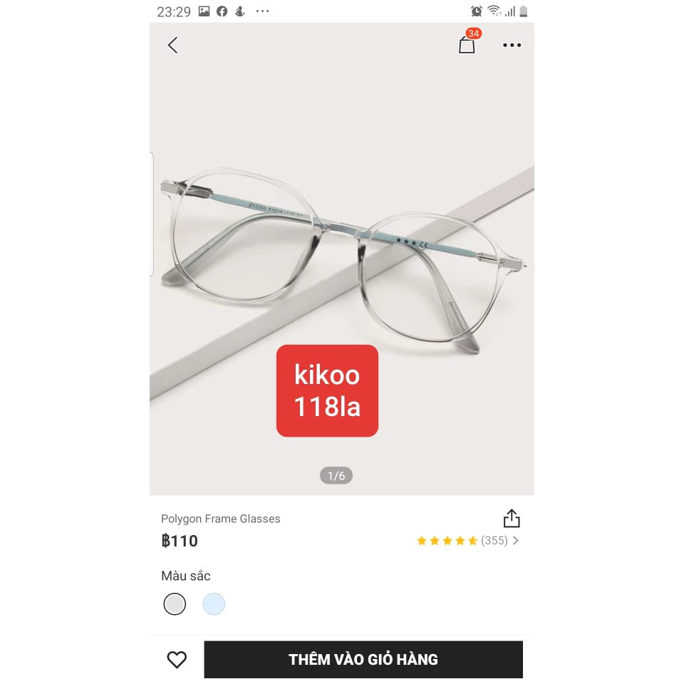 ORDER KÍNH MỸ- CÁC BẠN NHỚ NOTE TÊN FB KHI ĐẶT HÀNG SHOPEE ĐỂ MÌNH LẤY HÀNG CHO ĐÚNG NHÉ | BigBuy360 - bigbuy360.vn